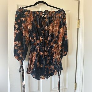 Off the shoulders romper